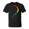 Lgbt Half Heart Love Couple Gay Pride Month Unisex Unisex T-Shirt