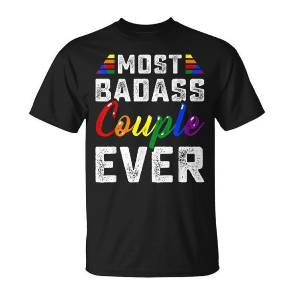 Lgbtq Gay Lesbian Matching Couples Lover Partner Pride Month Unisex Unisex T-Shirt