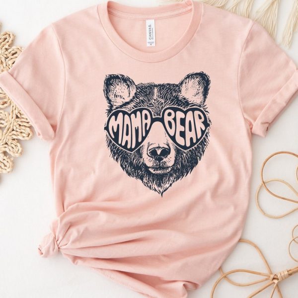 Mama Bear Cute Mother's Day Animal Nature Lover Gift Shirt ETS1136