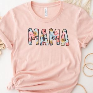 Mama Flowers Cute Funny Mother's Day Mom Gift Shirt ETS1162