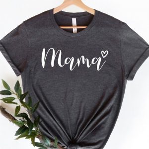 Mama Script Boho Mother's Day Gift For Mom Wife Shirt ETS1122