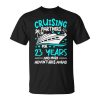 Married 23 Years Cruising Cruise 23Rd Wedding Anniversary Unisex T-Shirt