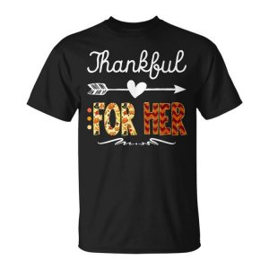 Matching Thanksgiving Couples Pair Funny Outfit Thanksgiving Funny Gifts Unisex Unisex T-Shirt