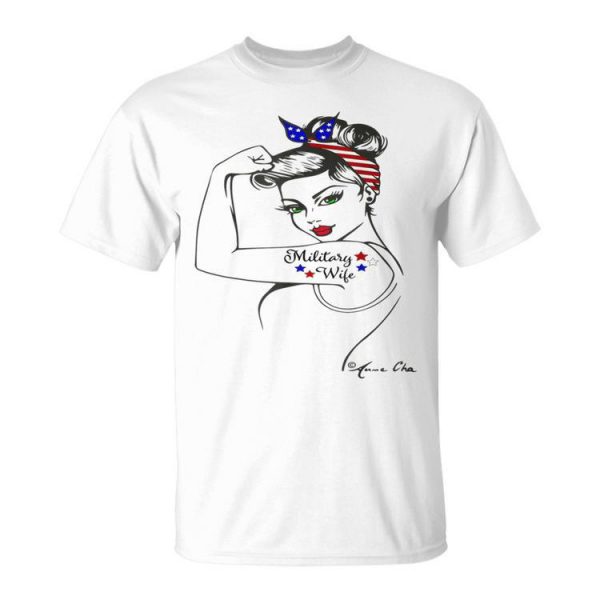 Military Wife Girl Power Unisex Unisex T-Shirt