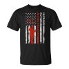 Music Teacher Husband Dad Vintage Usa Flag American Fathers Gift For Womens Gift For Women Unisex Unisex T-Shirt