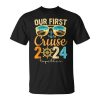 Our First Cruise 2024 Together Couple Family Matching Cruise Unisex T-Shirt