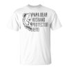 Papa Bear Husband Protector Hero Dad Funny Fathers Day Unisex Unisex T-Shirt