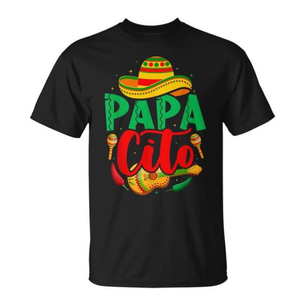 Papacito Mamacita Cinco De Mayo Couple Matching Fiesta Unisex T-Shirt