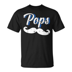 Pops Poppa Papa Father Dad Daddy Husband Stepdad Grandpa Gift For Mens Unisex Unisex T-Shirt