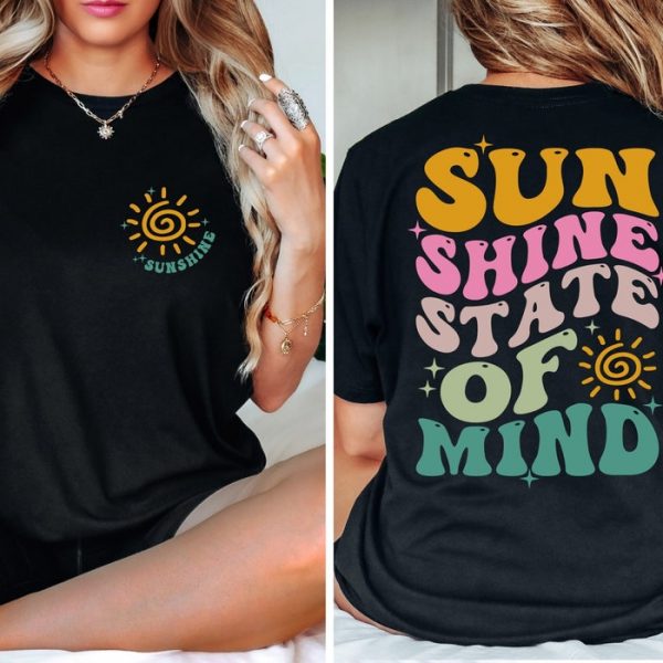 Retro Sun Shine On My Mind Beach Summer Weekend Lake Shirt ETS1061