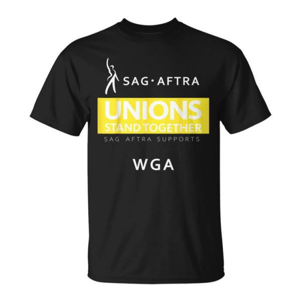 Sag Aftra Unions Stand Together Wga Classic Unisex Unisex T-Shirt