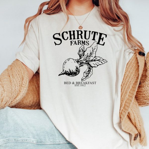 Schrute Farms Bed And Breakfast The Office Michael Scott Shirt ETS1100