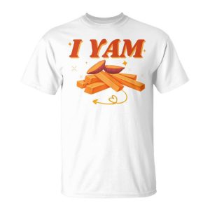 Shes My Sweet Potato I Yam Set Thanksgiving Couples Matching Unisex T-Shirt