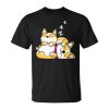 Sleeping Corgis Cute Corgi Couple Unisex Unisex T-Shirt