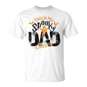 Spooky Dad Halloween Costume For Daddy Grandpa Husband Uncle Unisex Unisex T-Shirt