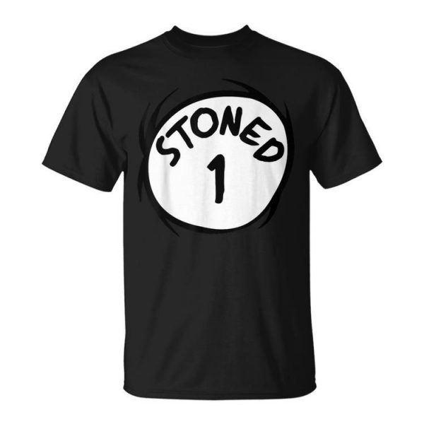 Stoned 1 420 Weed Stoner Matching Couple Group Unisex T-Shirt