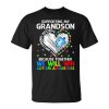 Supporting My Grandson Together We Will Win Autism Awareness Unisex Unisex T-Shirt