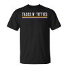 Tacos And Titties Lgbt Lesbian Pride Couple Matching Unisex T-Shirt