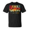 Vintage Hawaii Summer Mom Dad Hawaiian Dad Papa Husband Gift For Women Unisex Unisex T-Shirt