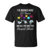 Work Anniversary 10 Years Ten Years Stupid Narwhal Unisex Unisex T-Shirt