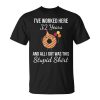 Work Anniversary 32 Years Thirty Two Years Stupid Donut Unisex Unisex T-Shirt