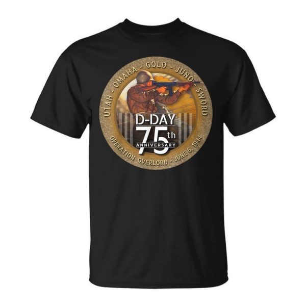 Wwii D-Day 75Th Anniversary T Shirt Paratrooper Soldier Tee Unisex Unisex T-Shirt